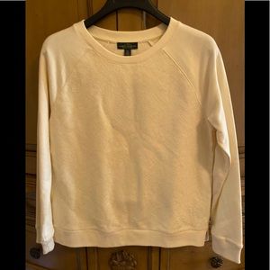 Ralph Lauren cream lace overlay sweatshirt tags M